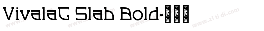 VivalaG Slab Bold字体转换 VivalaG Slab Bold字体转换